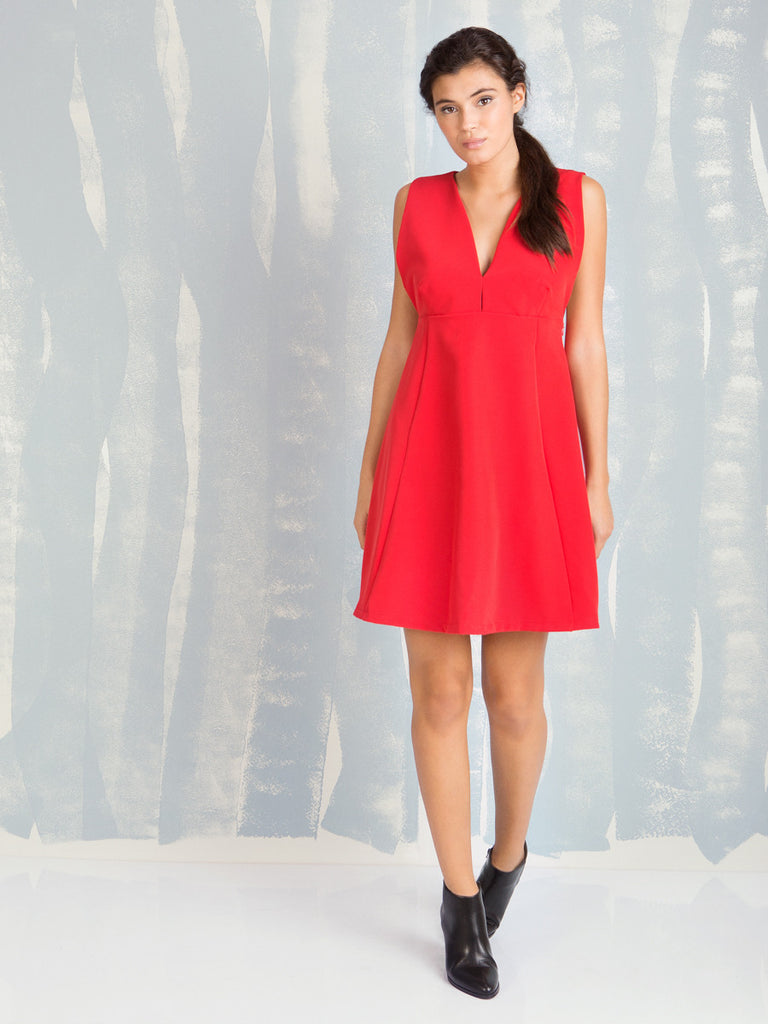 Coquelicot Chic Me Red Dress | Here Now